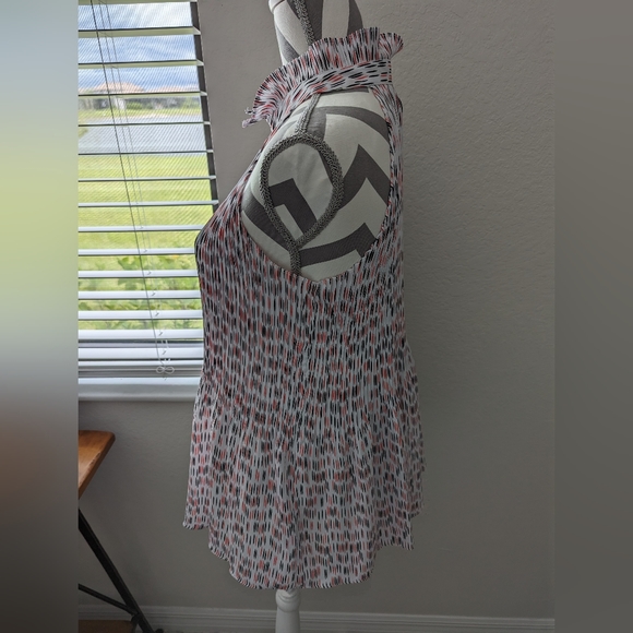 Halter Style Dressy Tank Top - Picture 3 of 7